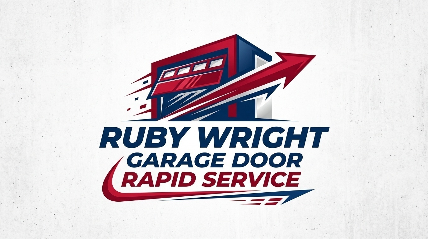Ruby Wright Garage Door Rapid Service Official Emblem