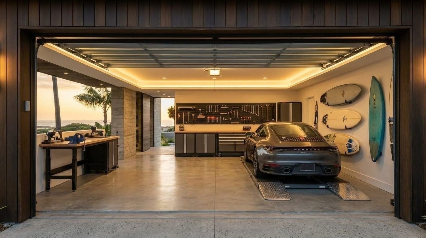 Ruby Wright Garage Door Rapid Service Precision Mechanical Workshop in Exeter, CA